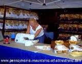 PA fall festival stuffed bear craft booth at Lakemont Park