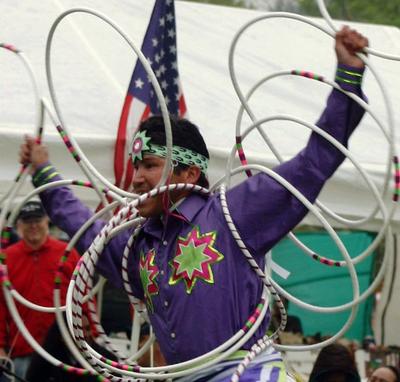 Mikmaq Hoop Dancer Matthew White Eagle Clair