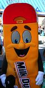 photo of Milk Duds character at Hersheypark